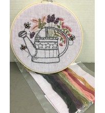 Flora Round Stitchery Kit